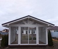 Застекленная беседка КАМПЕН 4,5х3,5