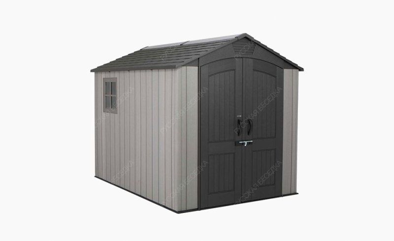 Сарай пластиковый WoodLook 7*9.5