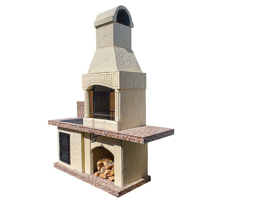 Печь № 15 — Барбекю с печью под казан