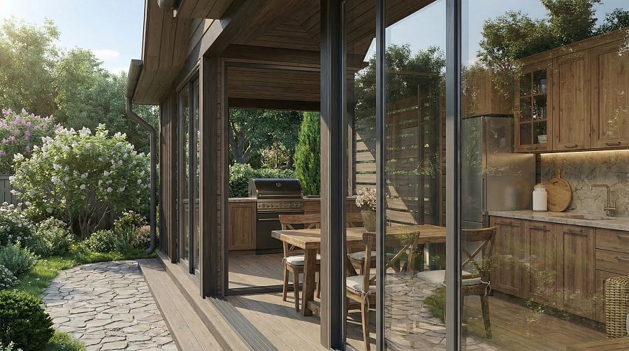 Закрытая беседка Шале 3