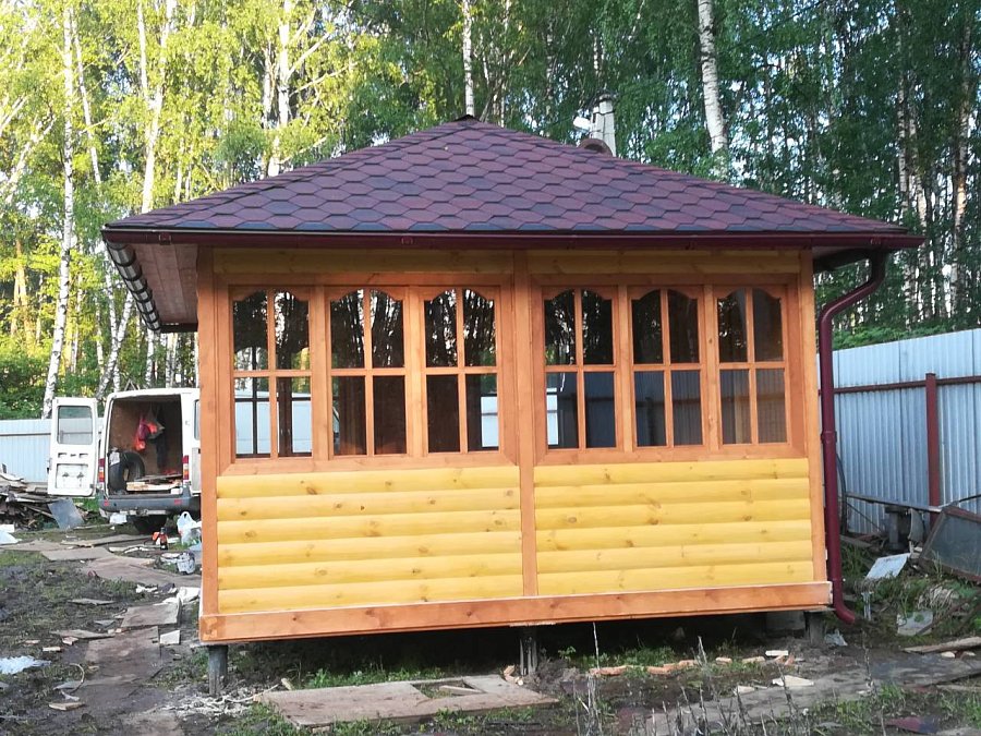 Закрытая беседка БОЛЬШОЙ ТЕРЕМОК