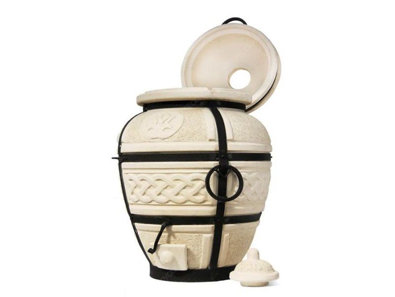 Тандыр керамический Амфора Атаман с откидной крышкой