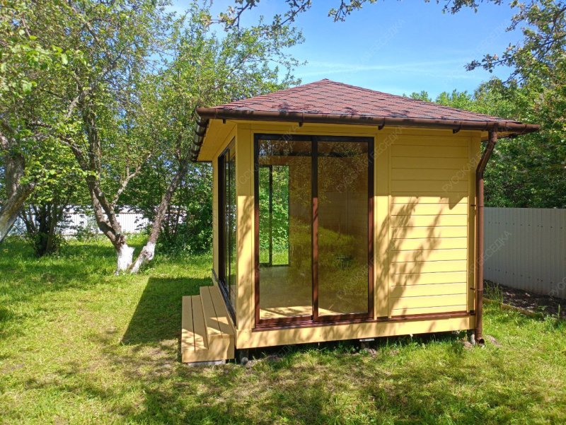 Застекленная беседка АННЭТ