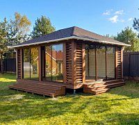 Закрытая беседка Балтика 4,5х6