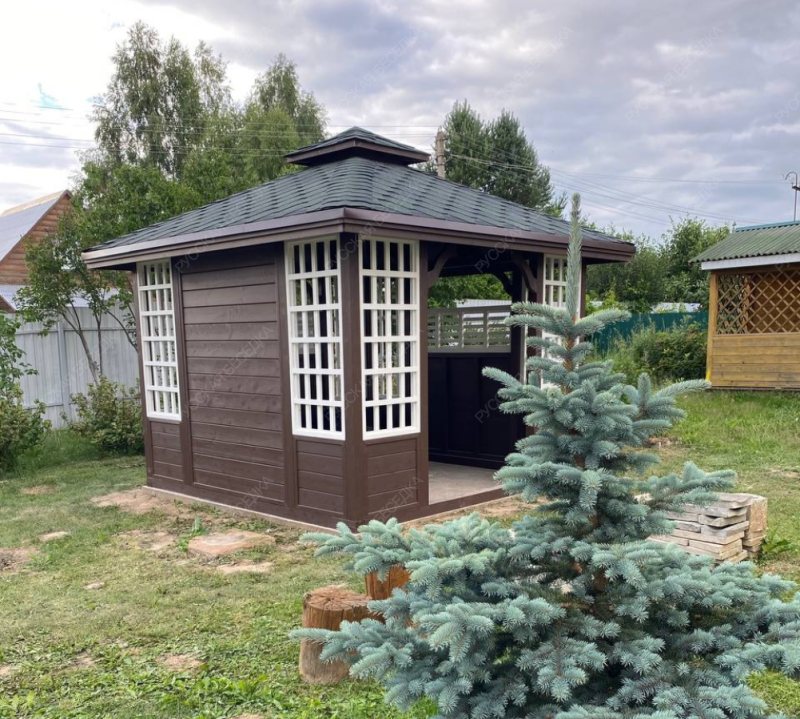 Квадратная беседка АРНИКА