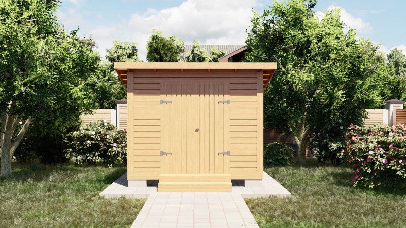 Бытовка деревянная Лобня