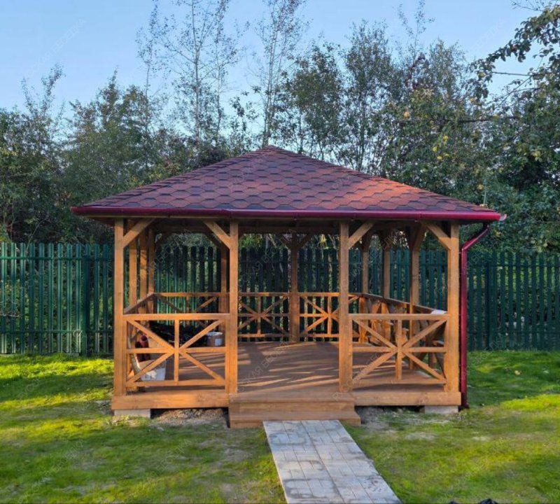 Квадратная беседка ЛОНДОН 4х4