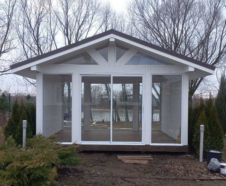 Застекленная беседка КАМПЕН 4,5х3,5