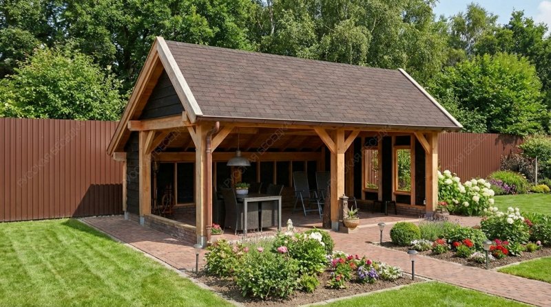 Прямоугольная беседка ТЕНИСТАЯ