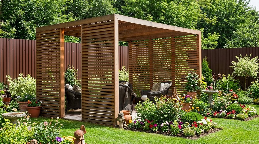 Современная беседка АМАНДА