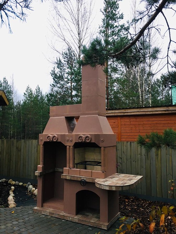 Печь № 23 — Печь барбекю c модулем под тандыр