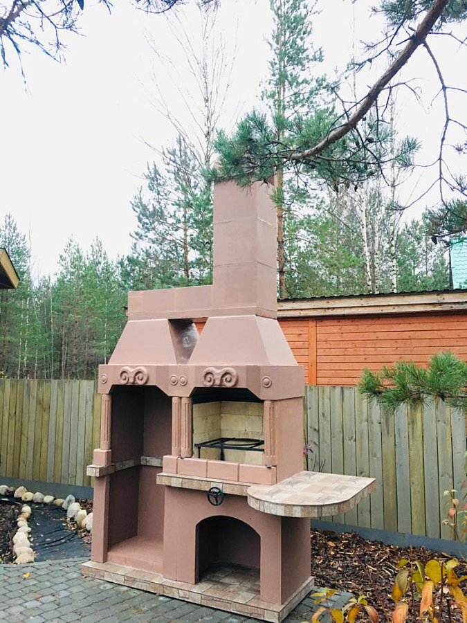 Печь № 23 — Печь барбекю c модулем под тандыр